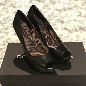 DOLCE & GABBANA Peep toe pumps
